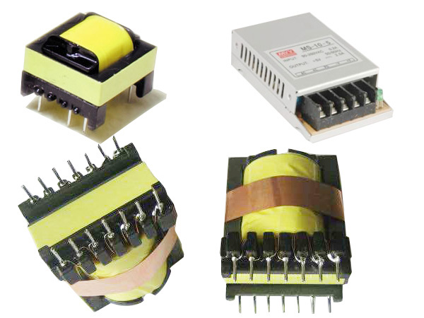Switching power supply coil application